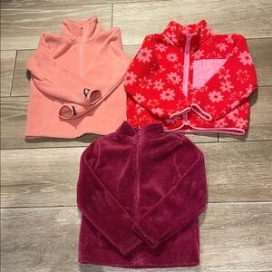 Place Kids Sweatshirts - Light Pink, Red Floral, and Dark Purple (HUA)